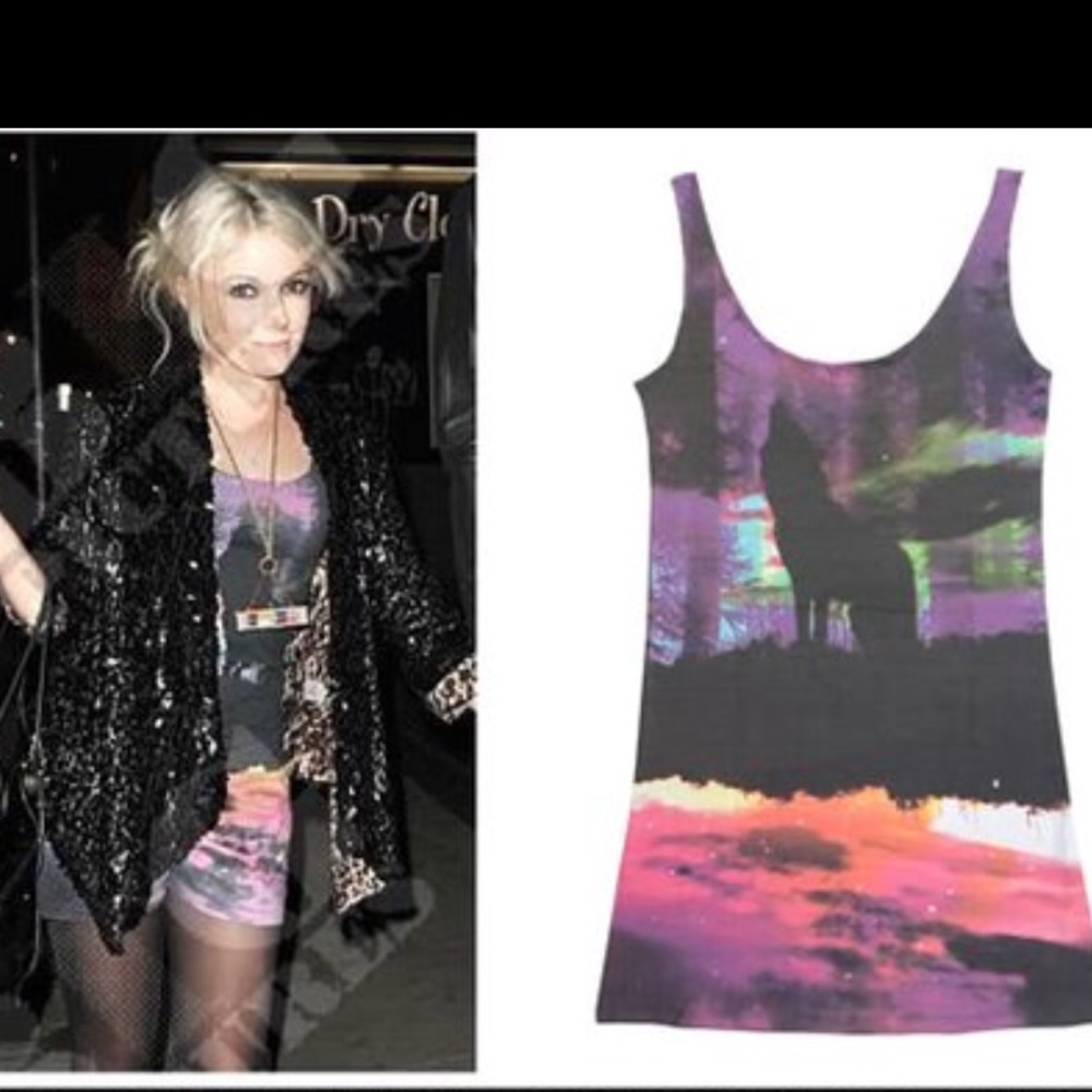 Motel Rocks wolf dress